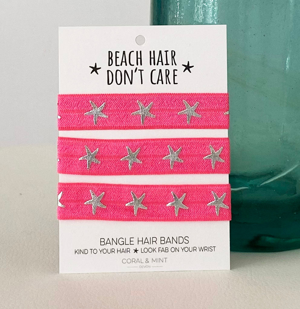 Beach Hair Bangle Band - Pink