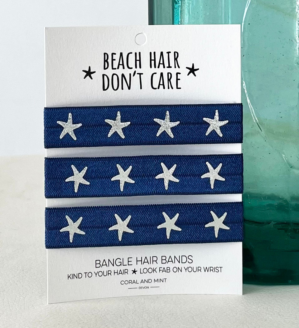 Beach Hair Bangle Band - navy
