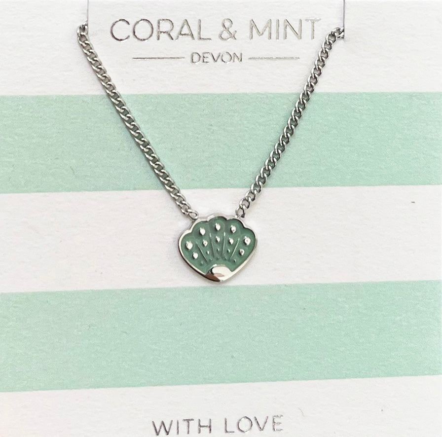 Mint Shell Necklace