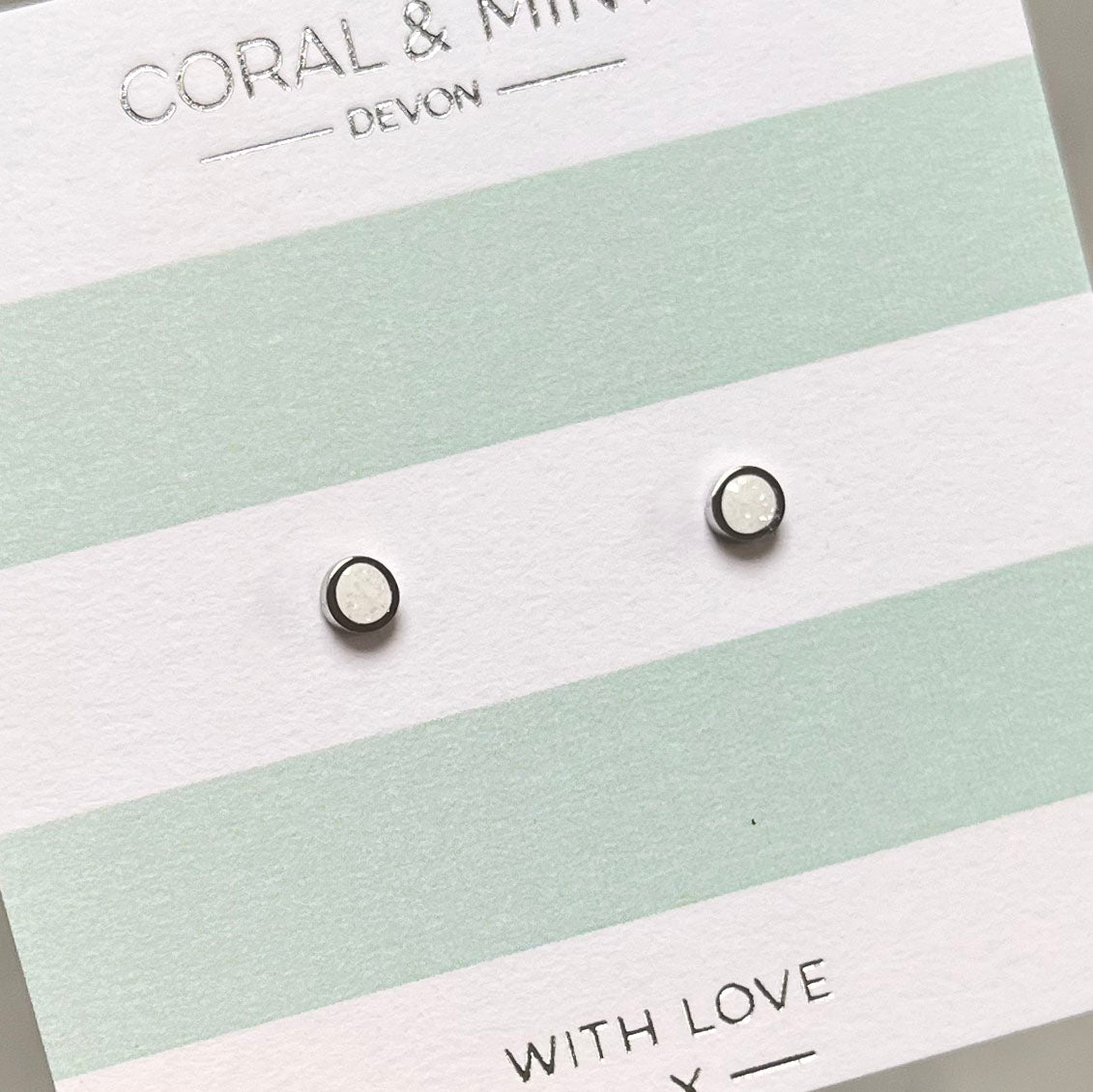 Mini Pearlescent Studs