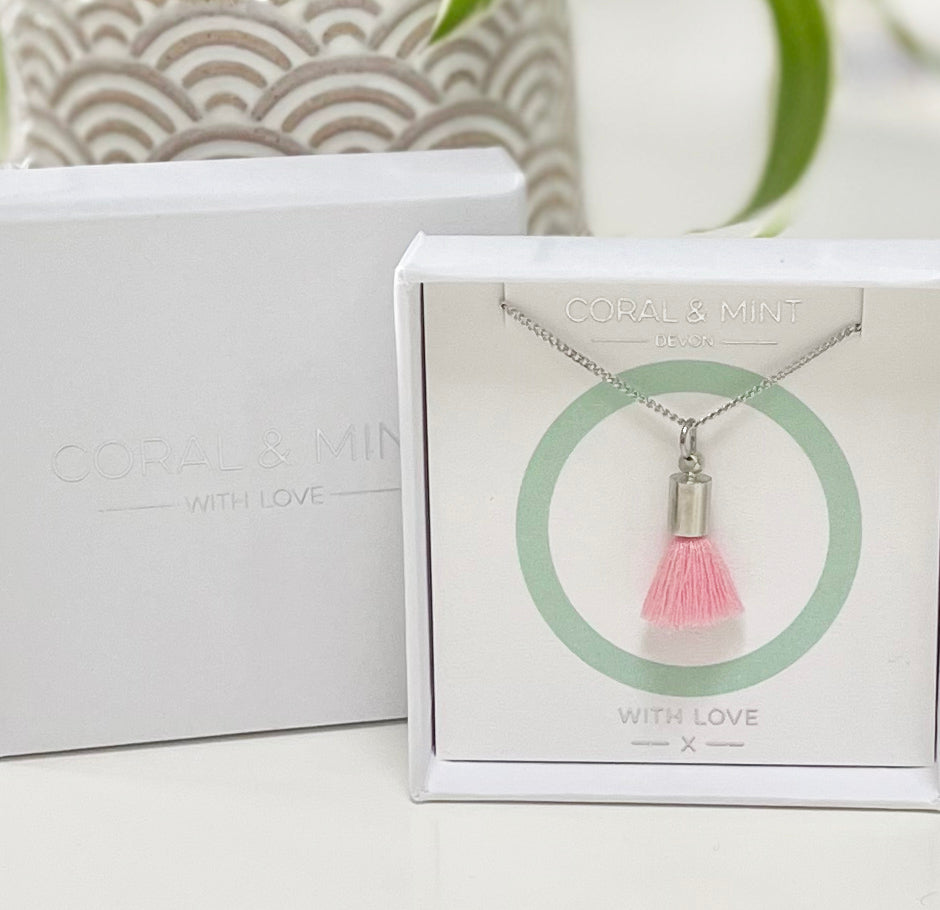 Candy Floss Tassel Necklace