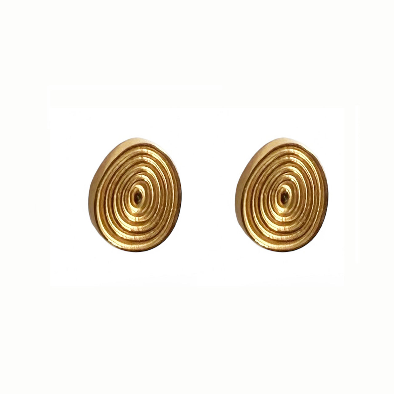 Gold Swirl Earrings