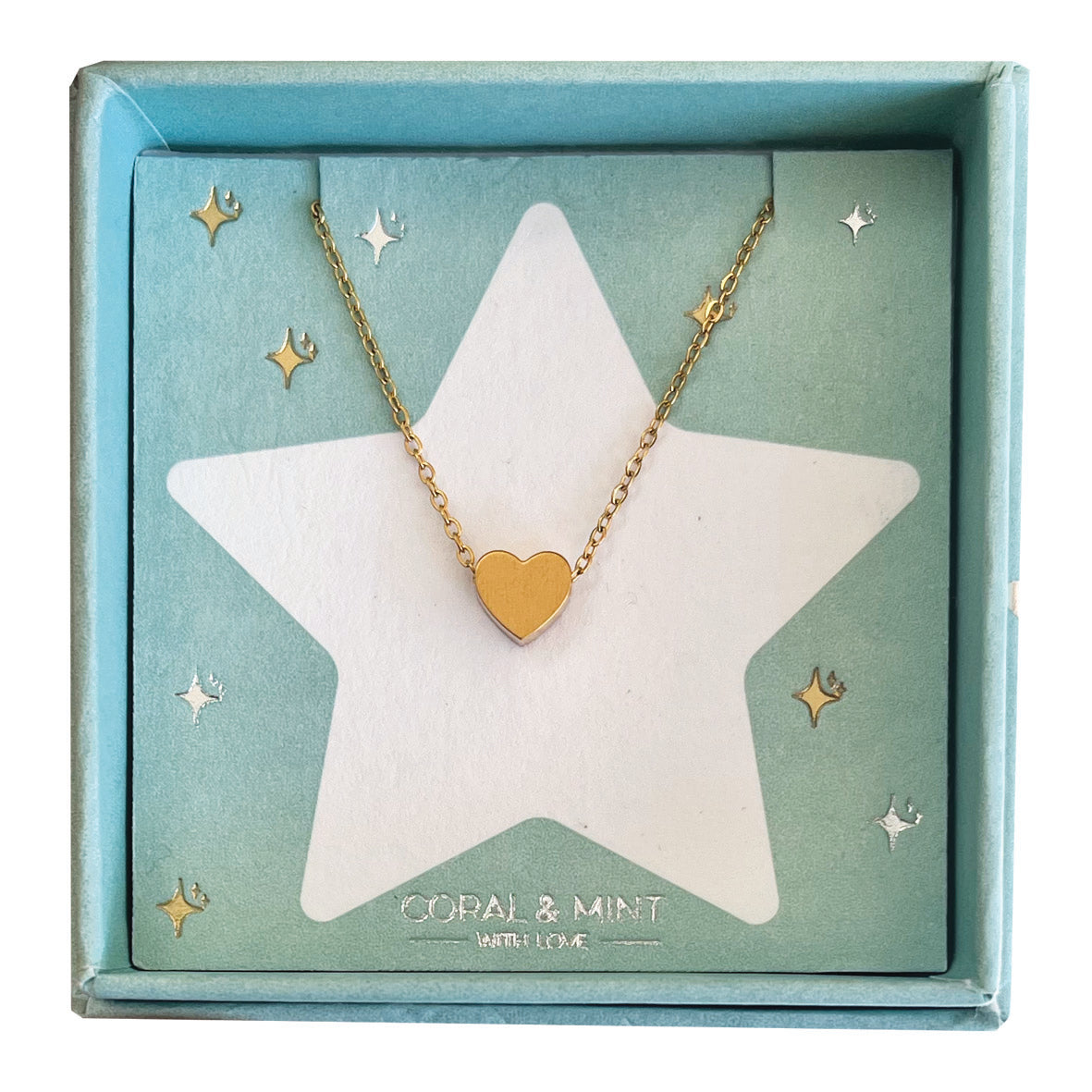Christmas - Gold Heart Necklace