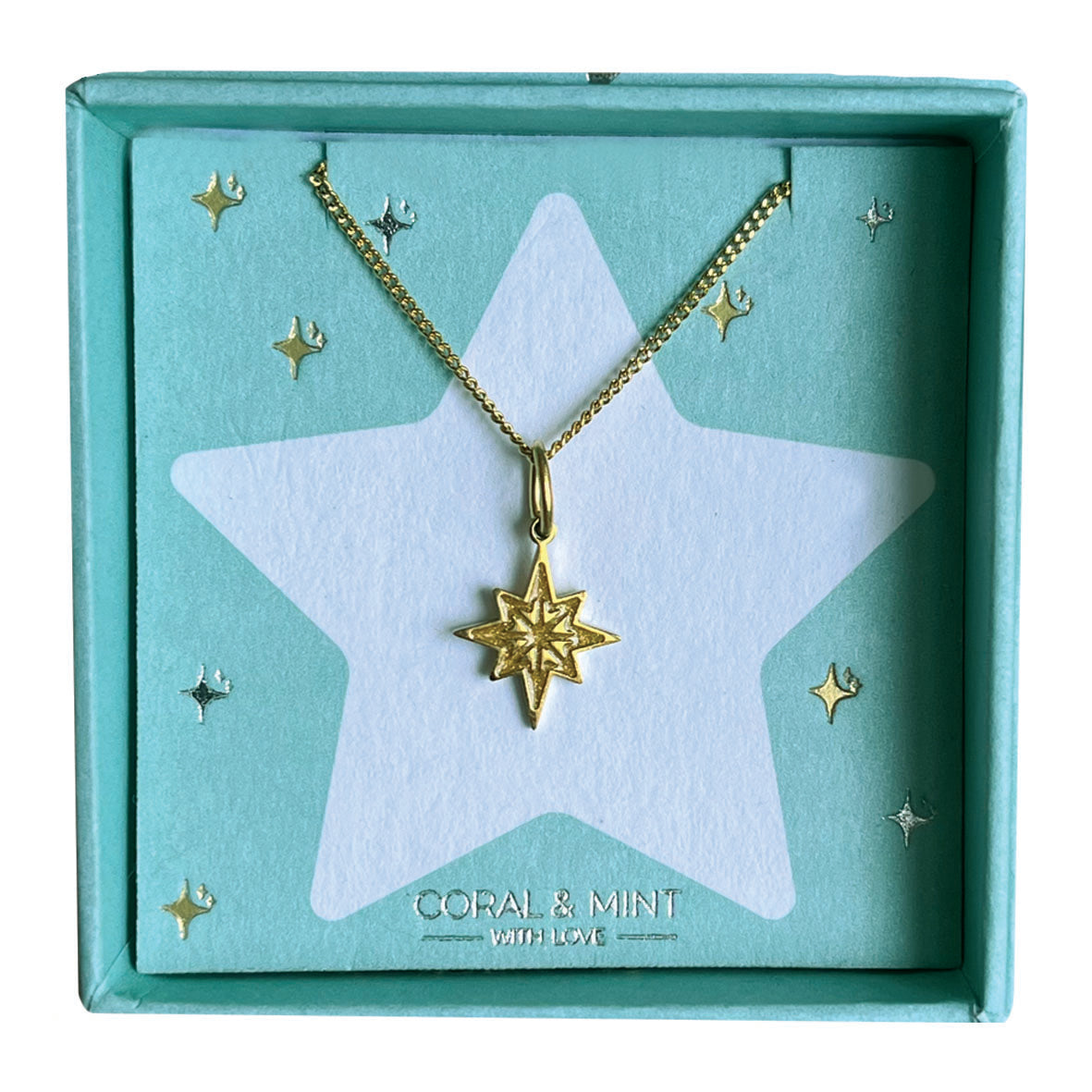 Christmas - Compass Star Necklace