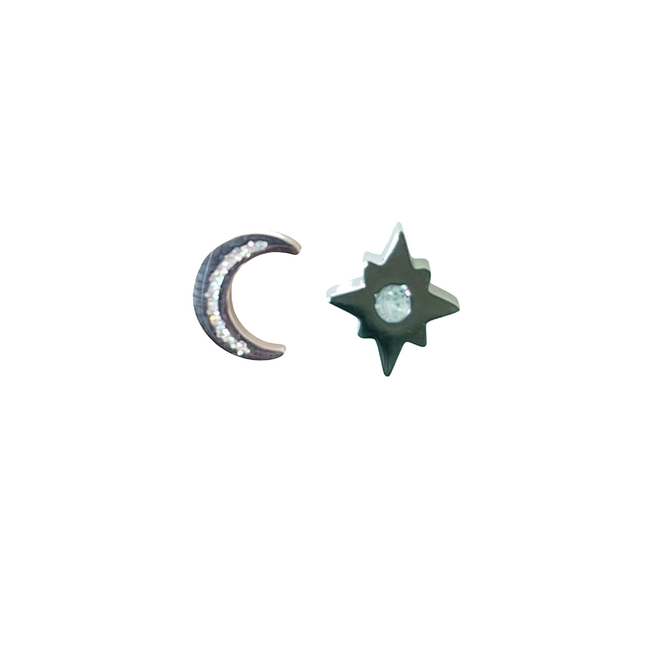 Star & Moon Studs