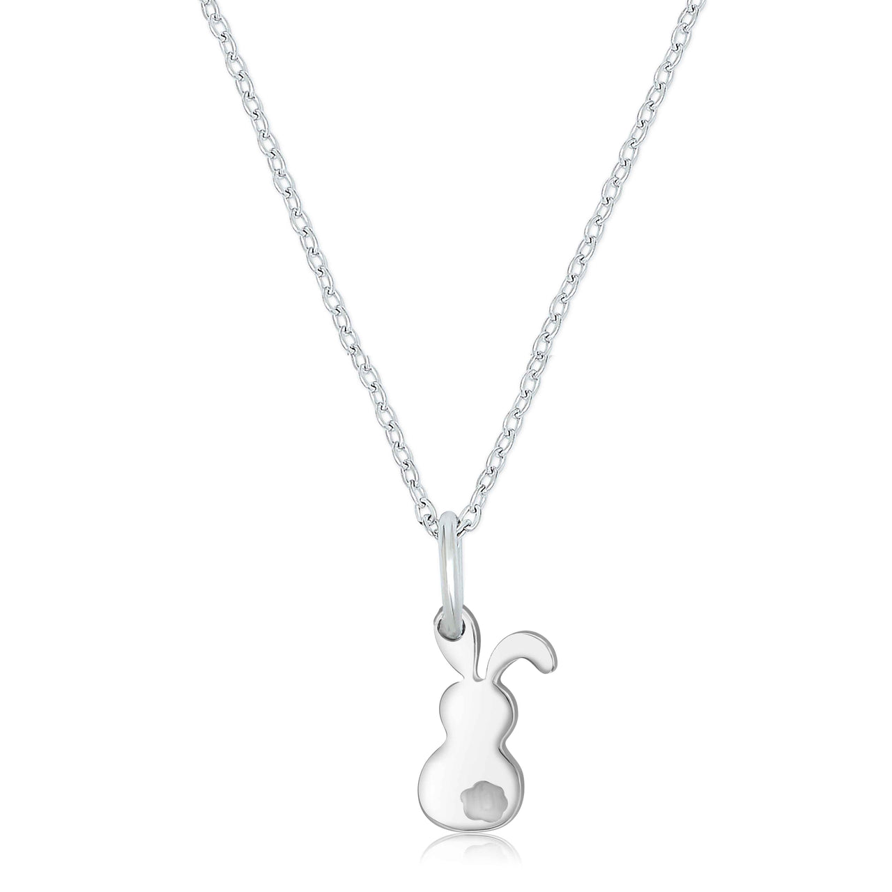 Bunny Charm Necklace with enamel detail - Coralandmint