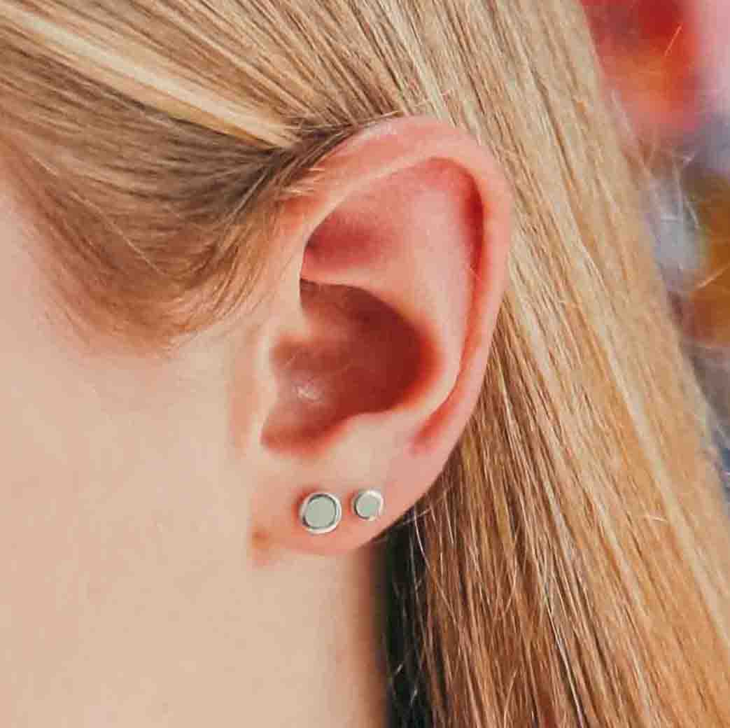 Mint Enamel Studs
