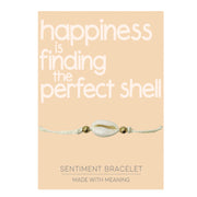 PRE ORDER Happiness Sentiment Bracelet - Coralandmint