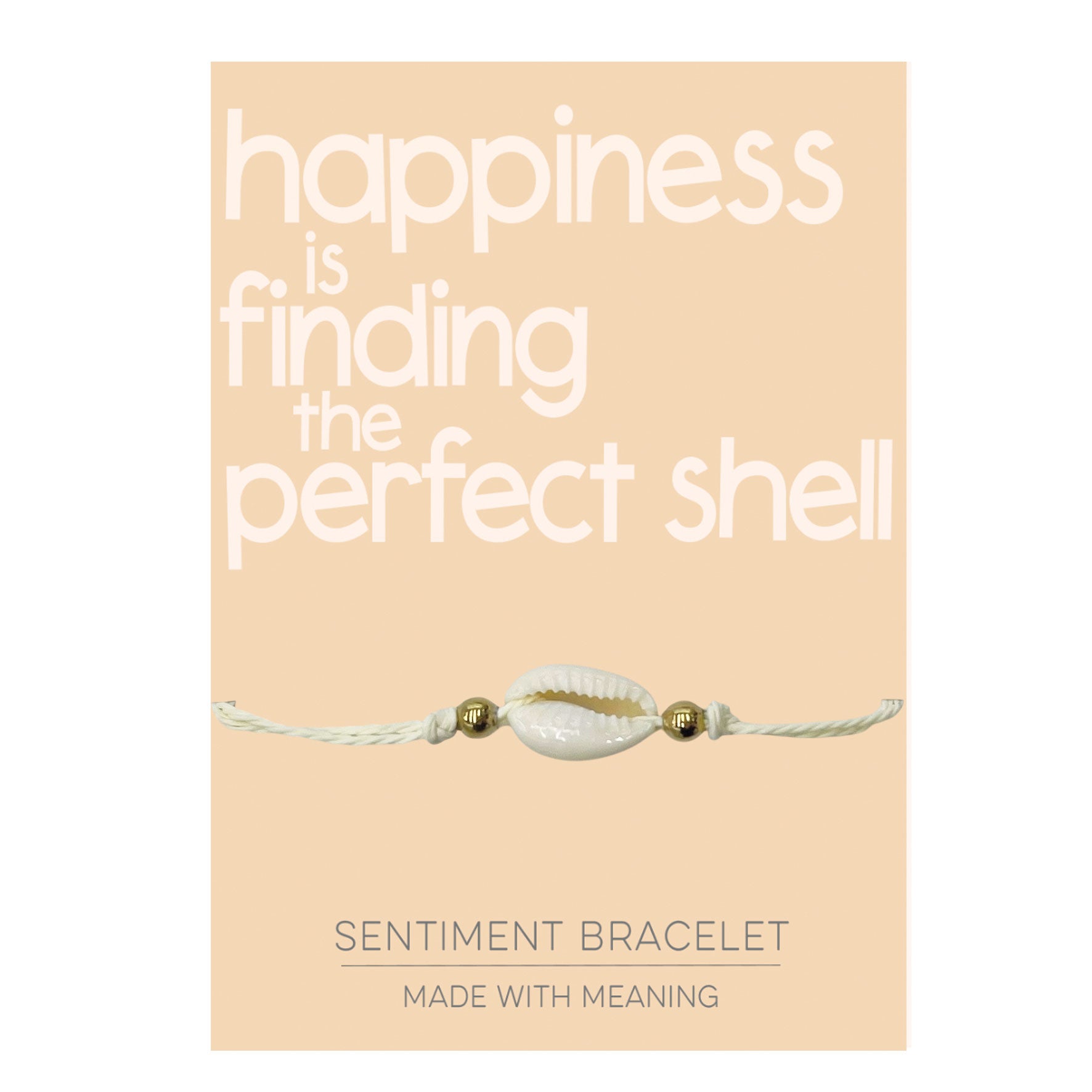 PRE ORDER Happiness Sentiment Bracelet - Coralandmint