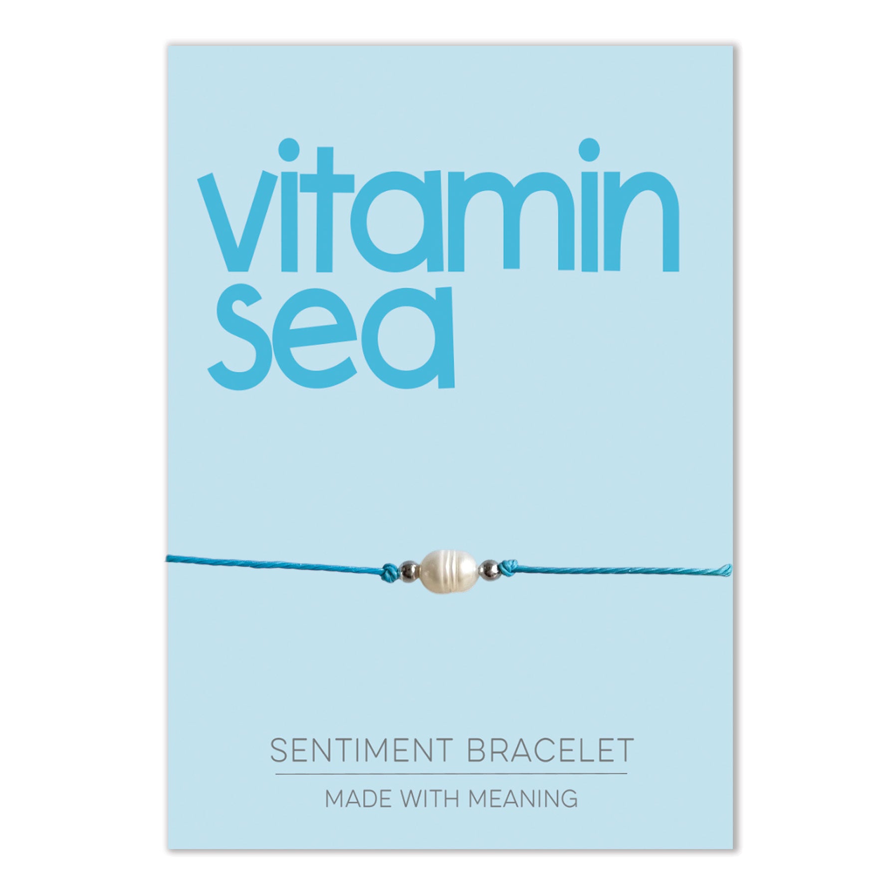 PRE ORDER Vitamin Sea Sentiment Bracelet - Coralandmint