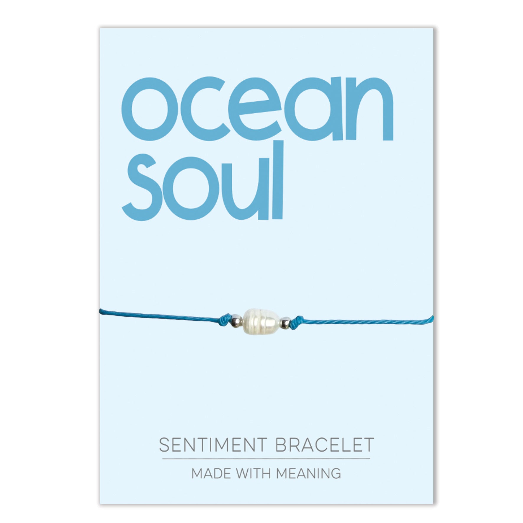 PRE ORDER Ocean Soul Sentiment Bracelet - Coralandmint