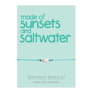 PRE ORDER Made of Sunsets Sentiment Bracelet - Coralandmint