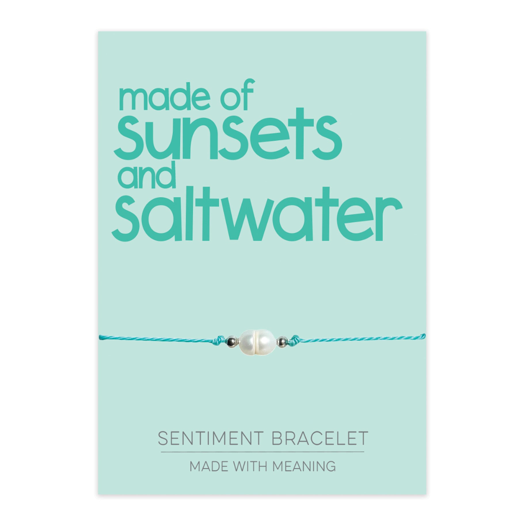 PRE ORDER Made of Sunsets Sentiment Bracelet - Coralandmint
