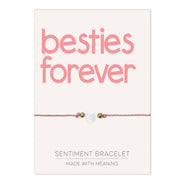 PRE ORDER Besties Forever Sentiment Bracelet - Coralandmint