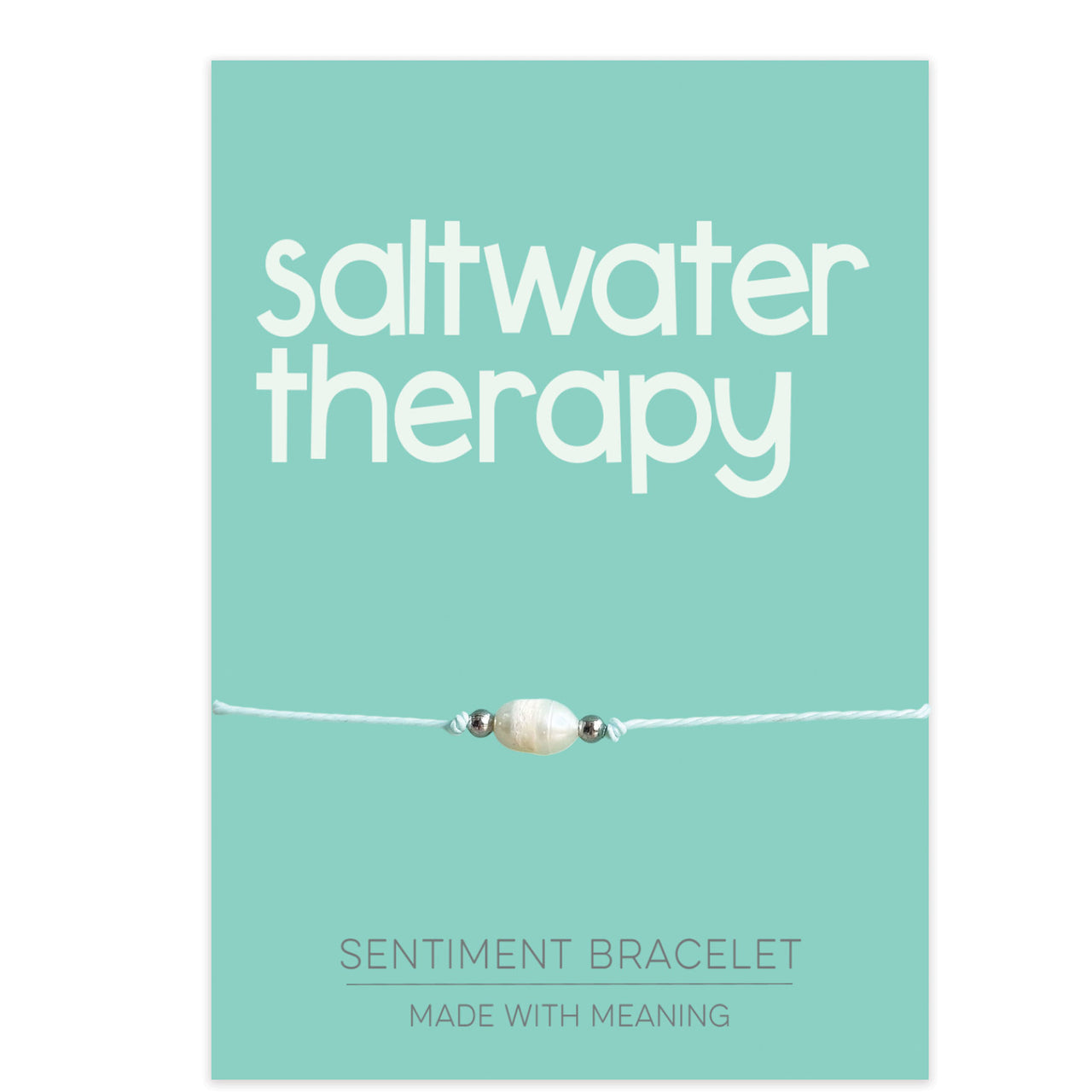 PRE ORDER Saltwater Therapy Sentiment Bracelet