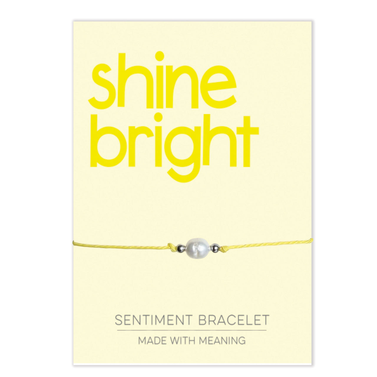 PRE ORDER Shine Bright Sentiment Bracelet