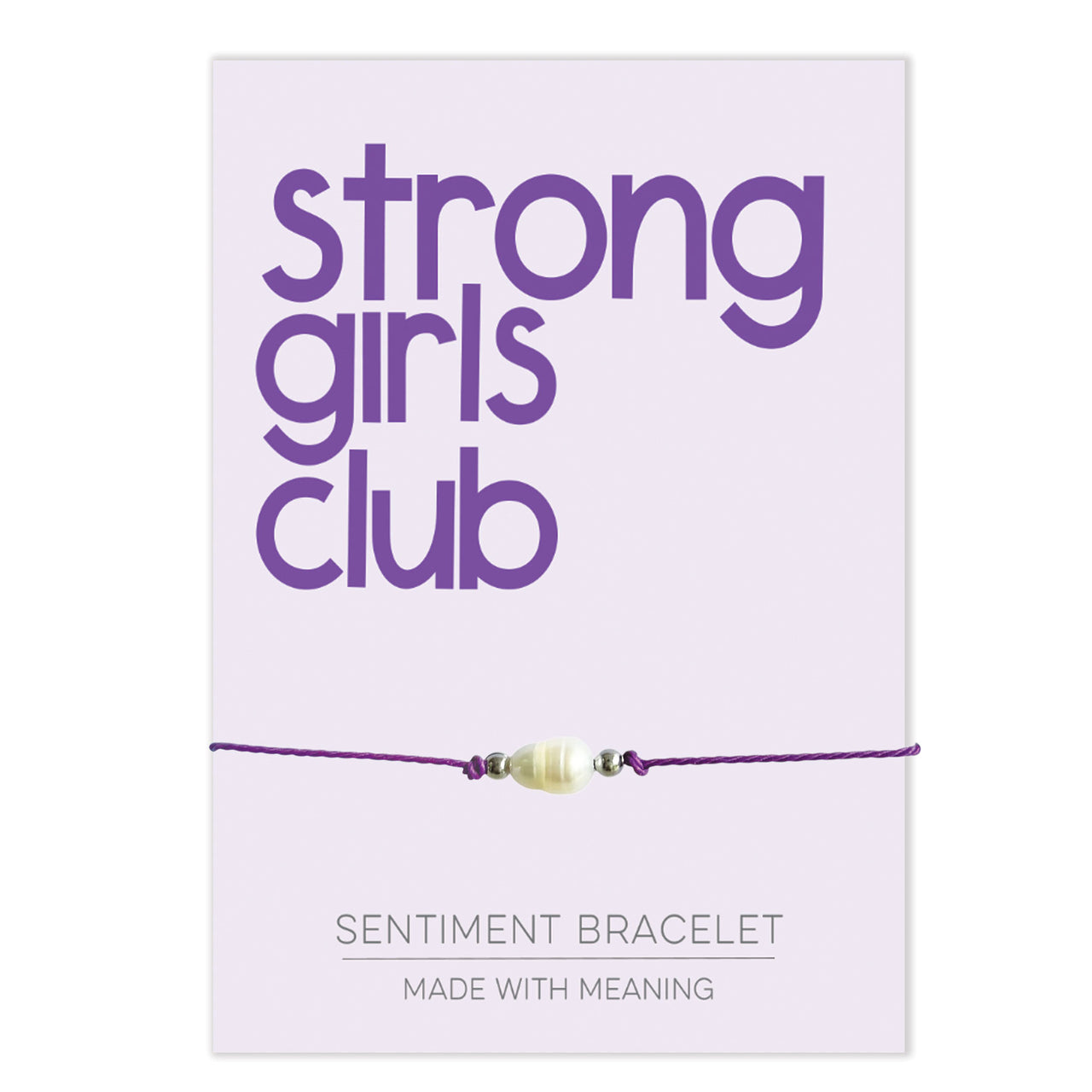 PRE ORDER Strong Girls Club Sentiment Bracelet