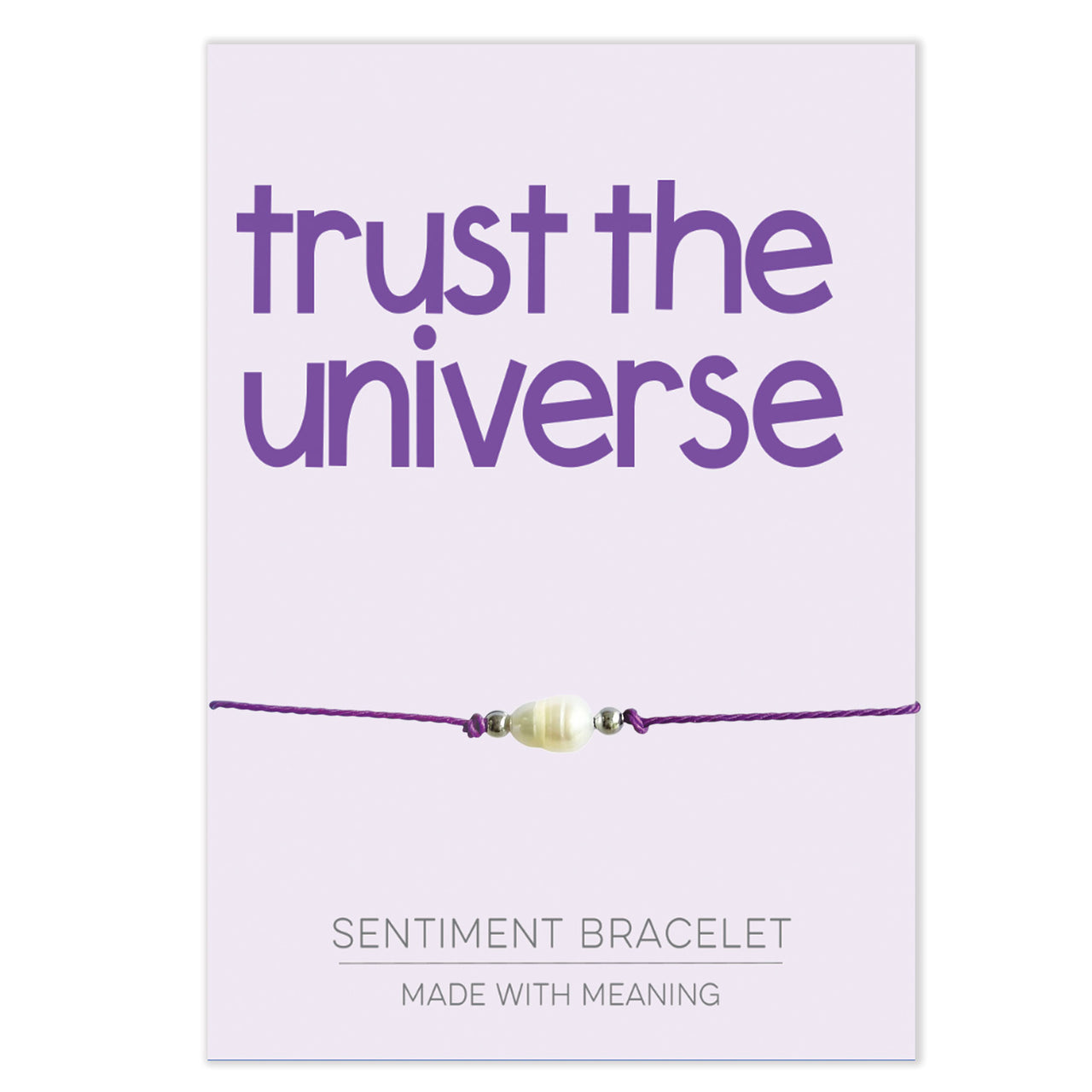 PRE ORDER Trust The Universe Sentiment Bracelet