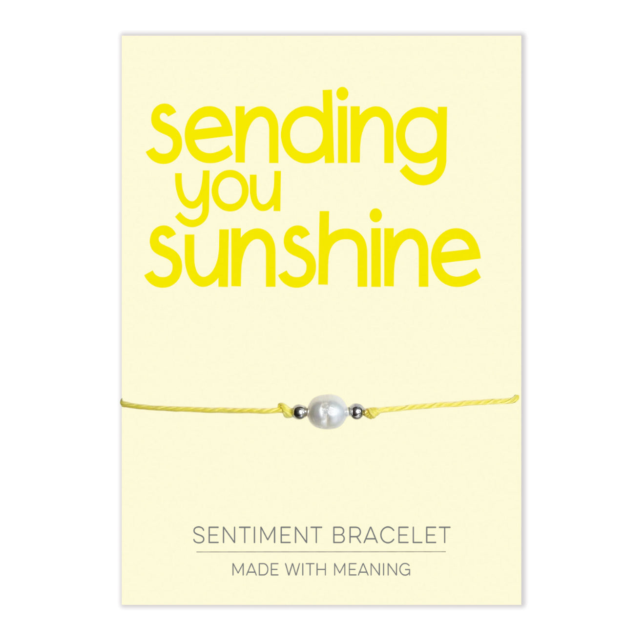 PRE ORDER Sending You Sunshine Sentiment Bracelet