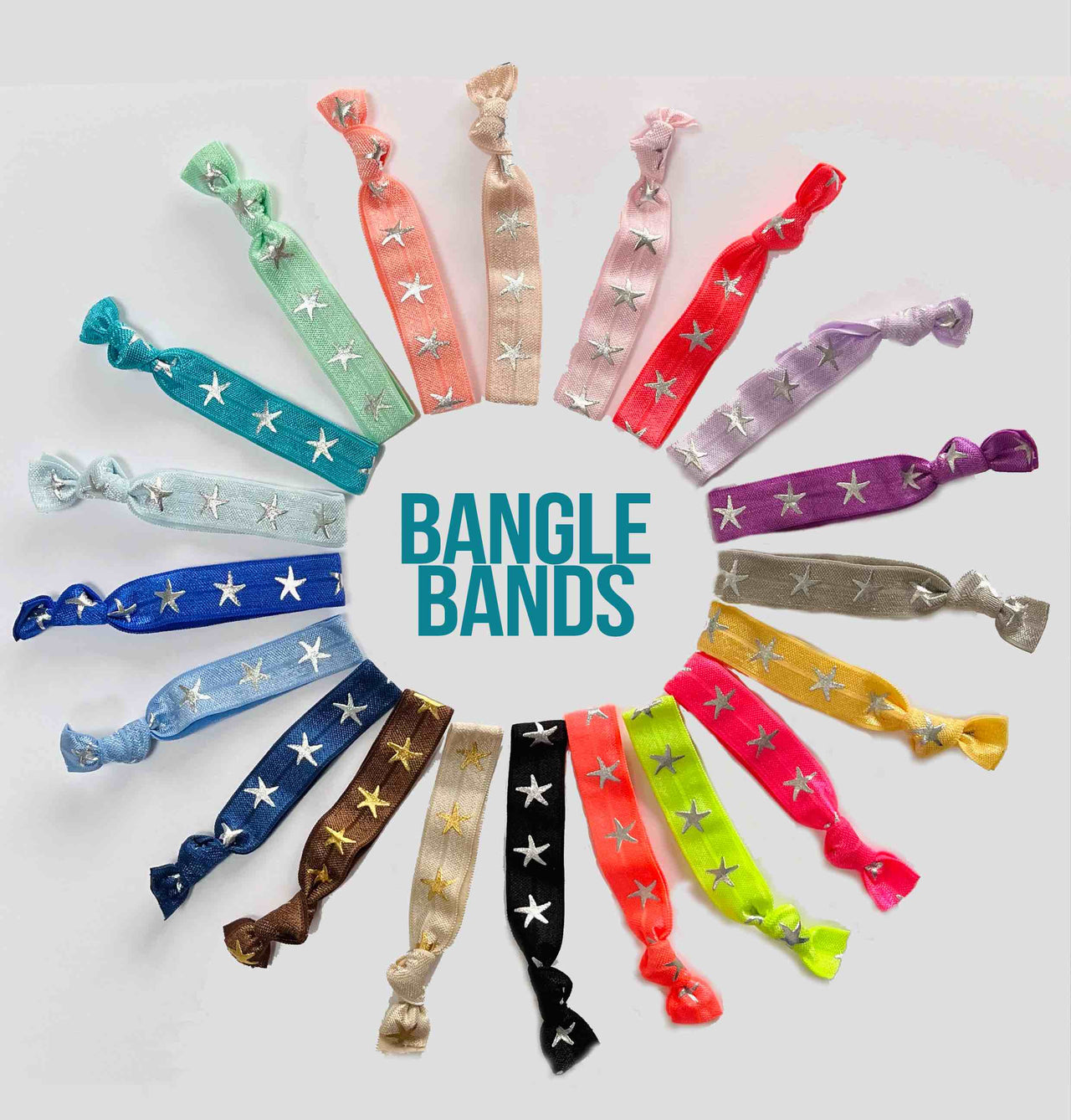 Messy Hair Bangle Bands - Various Colours