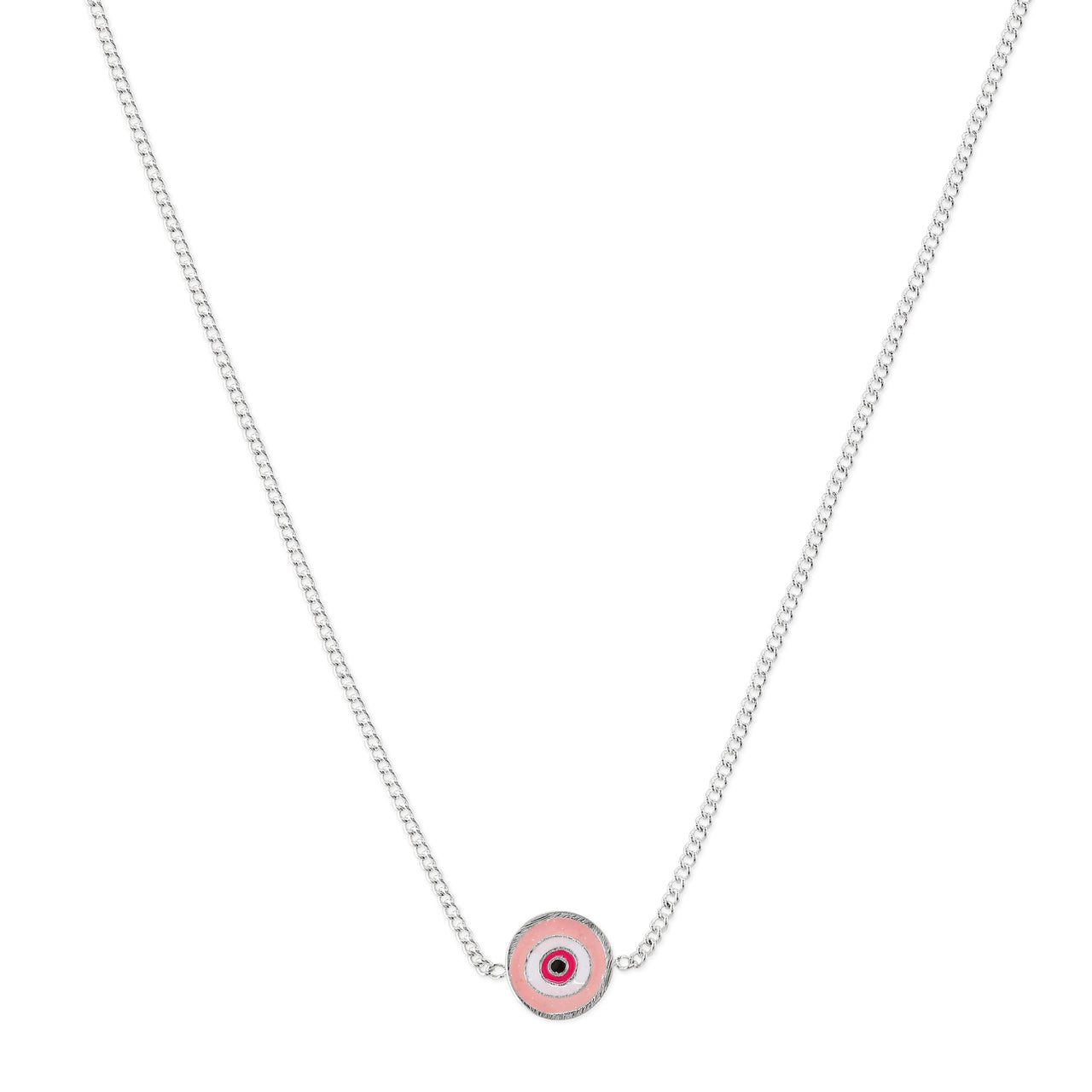 Pink Evil Eye necklace