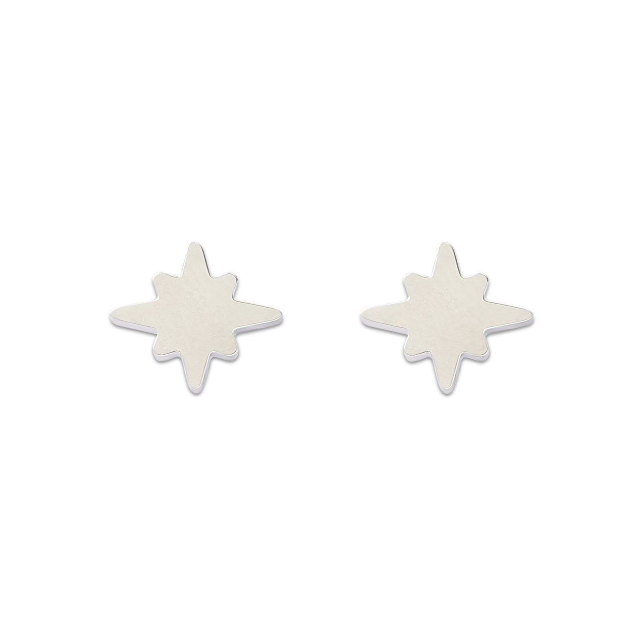 Silver Compass Studs