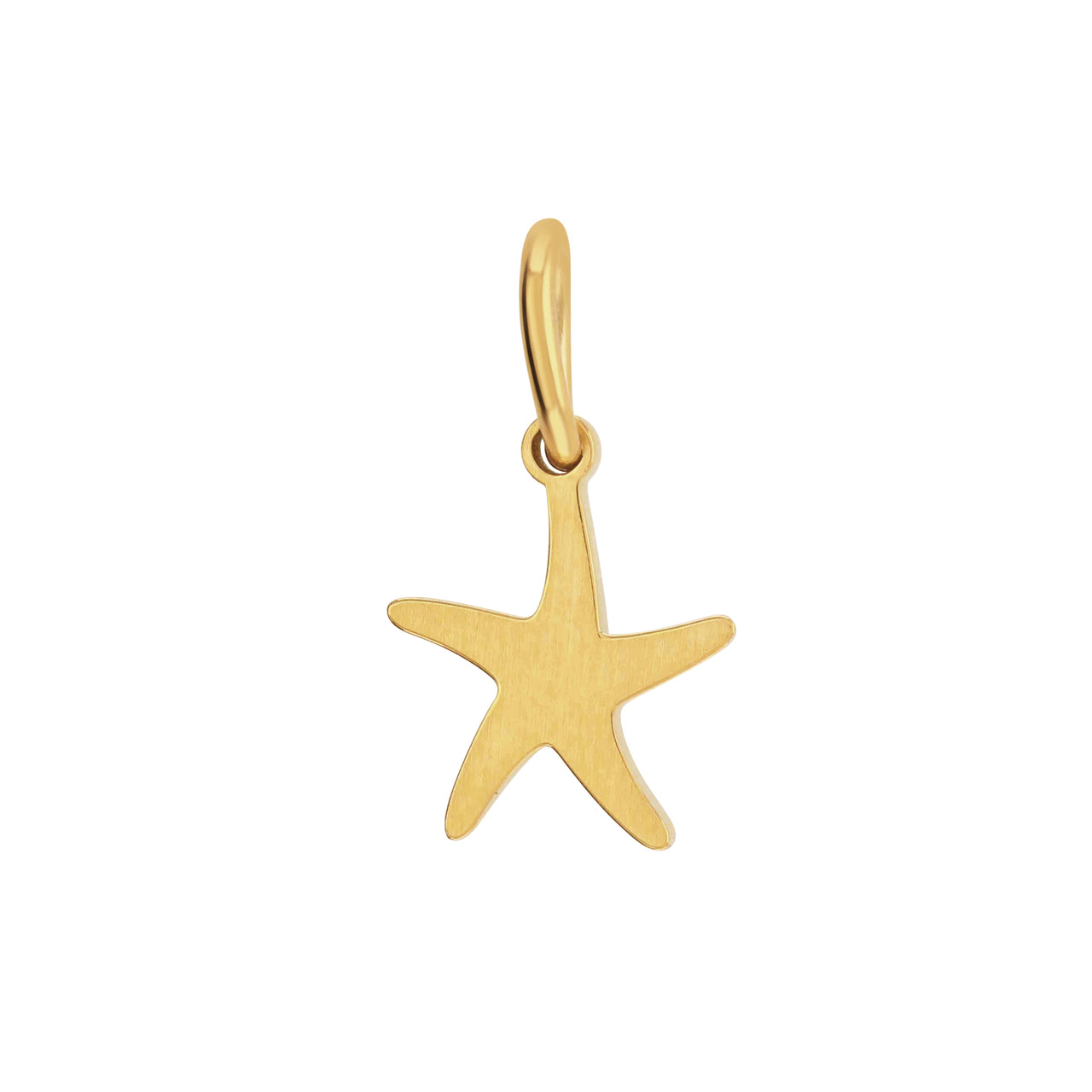 Gold Starfish charm