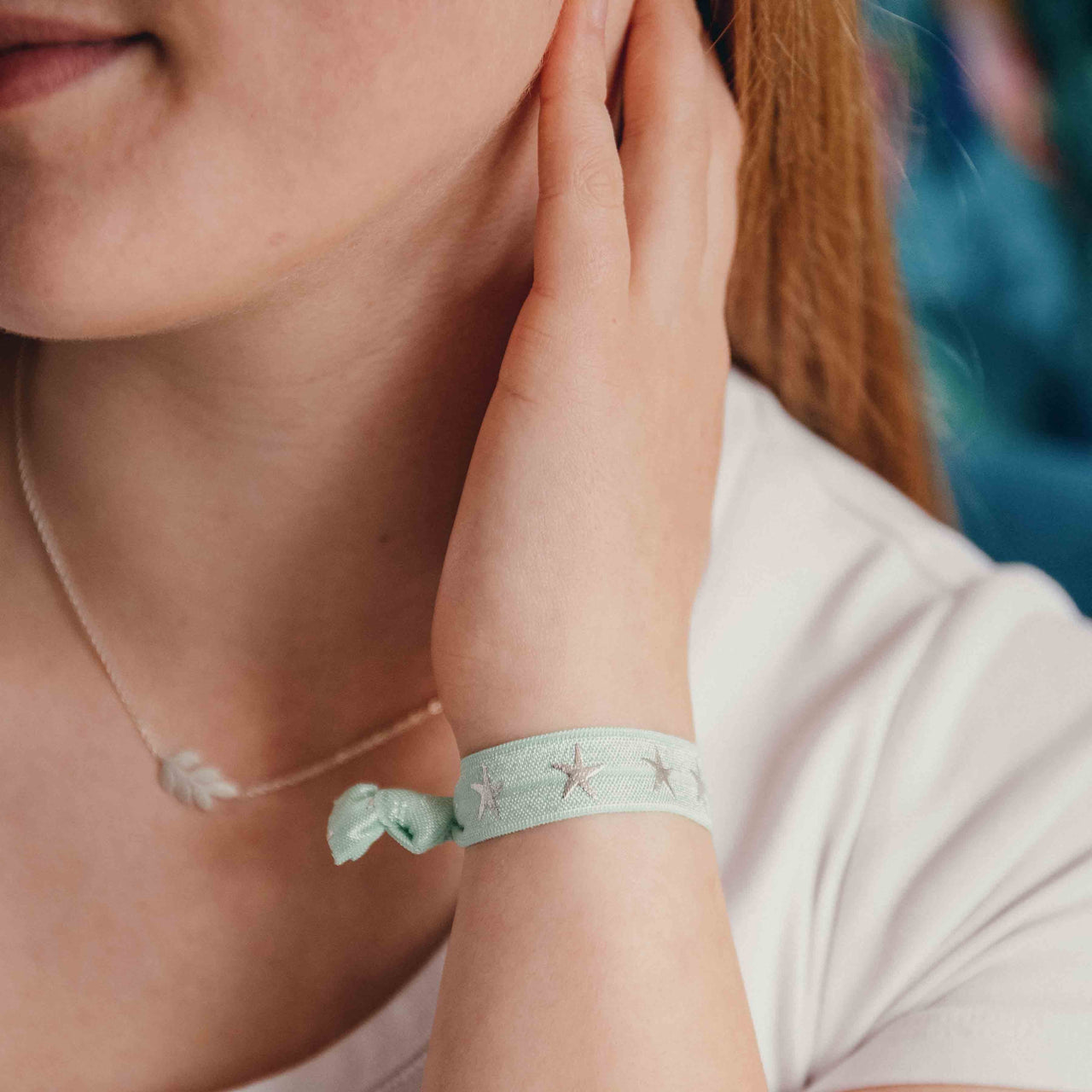 Beach Hair Bangle Band - teal