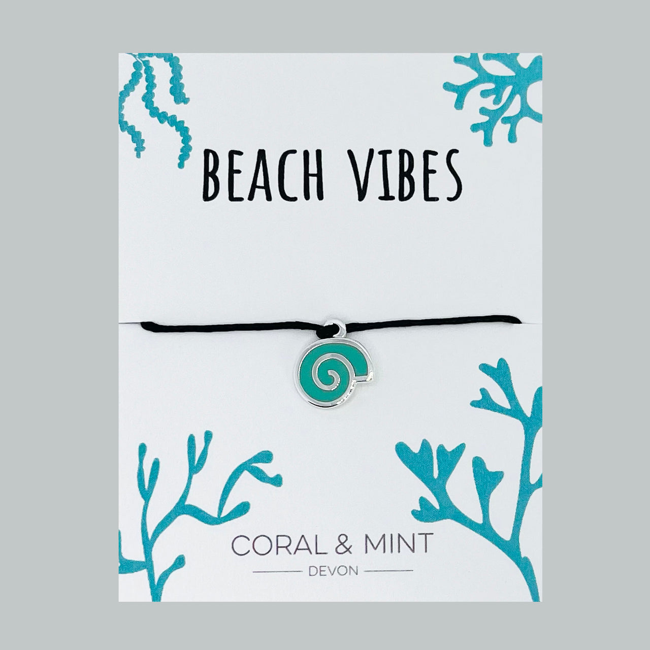 Beach Vibes - Teal shell